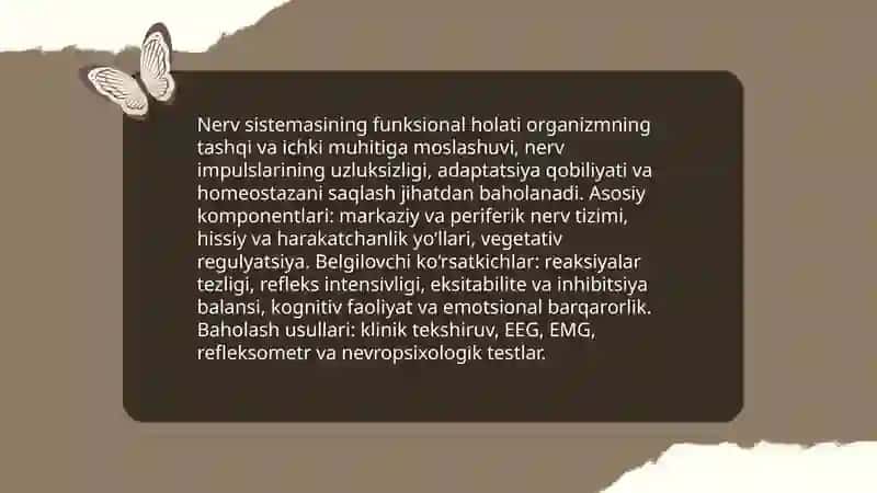 Nerv sistemasining funksional holati 3