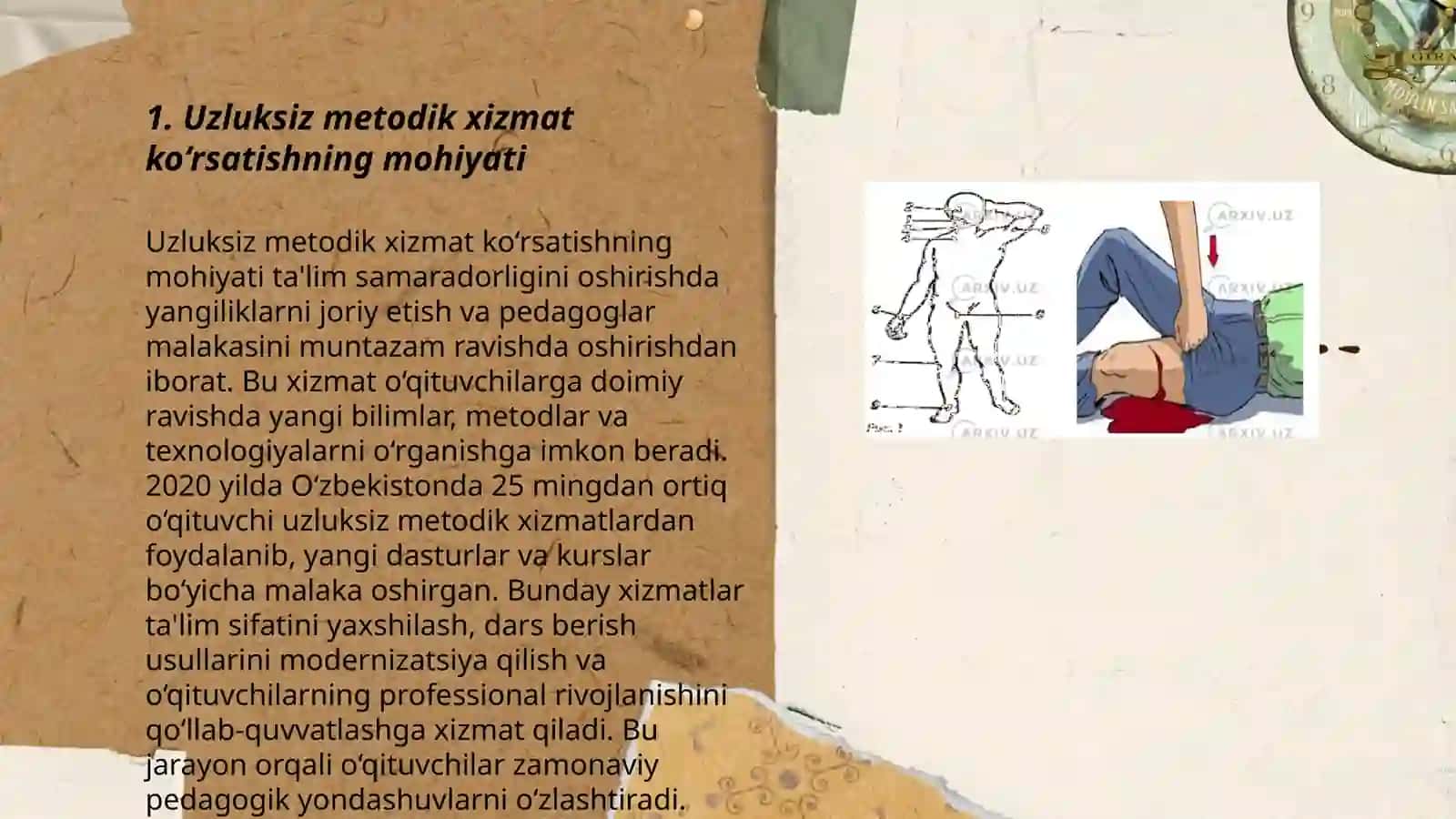 Uzluksiz metodik xizmat ko‘rsatish ishlarini tashkil etish 3