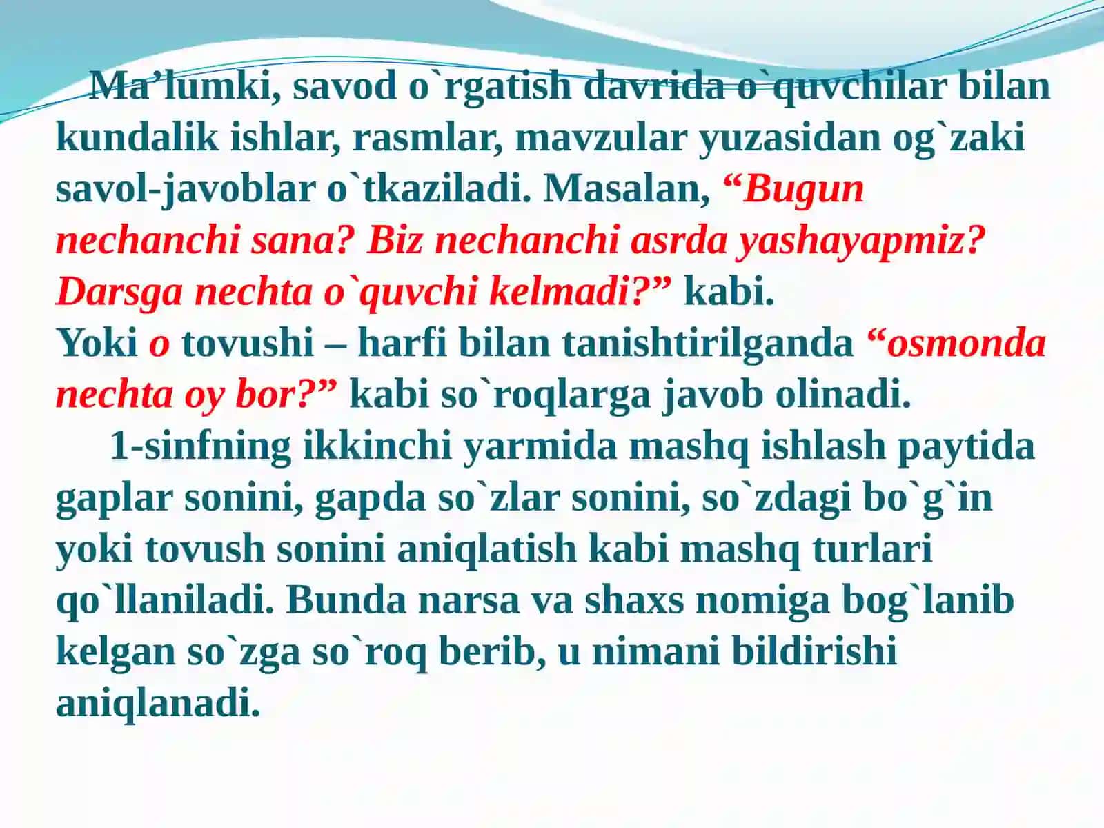 Sonni o`rganish dars rejasi va ishlanmasini tuzish 3