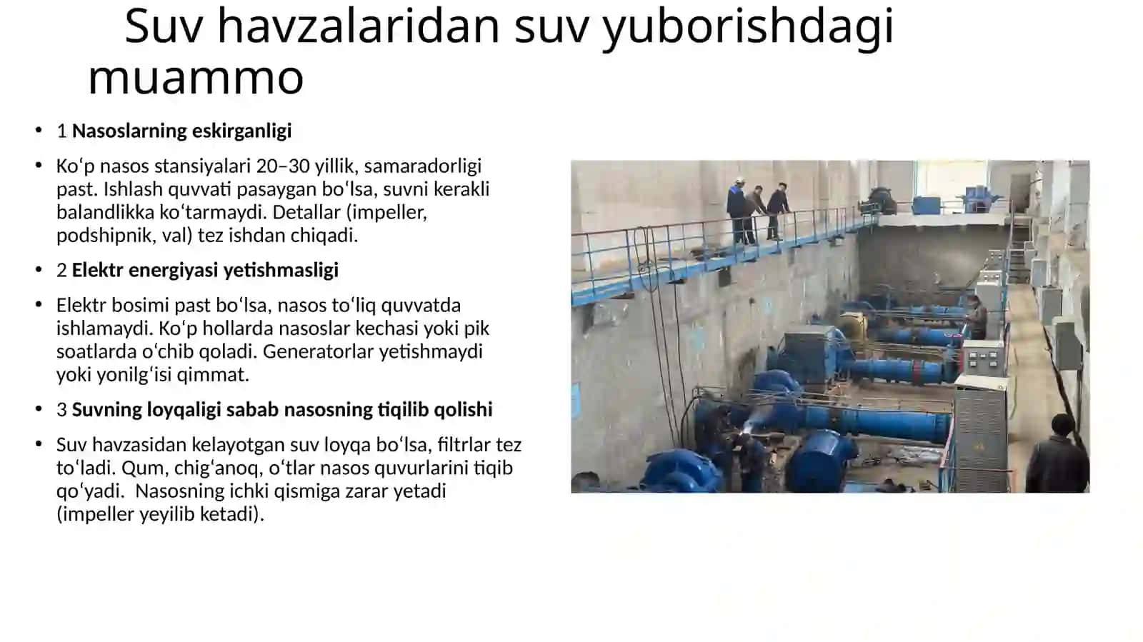 Qishloq xoʻjaligida suvdan foydalanish muammolari 3