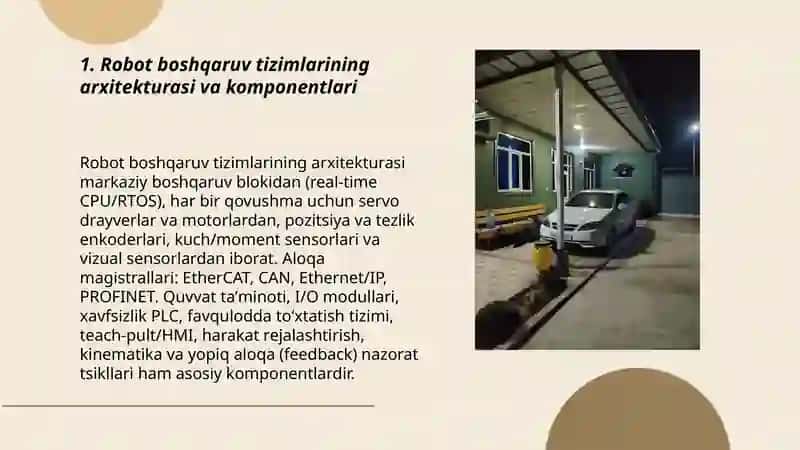 Hozirgi zamonaviy sanoat robotlarning boshqaruv tizimi 3