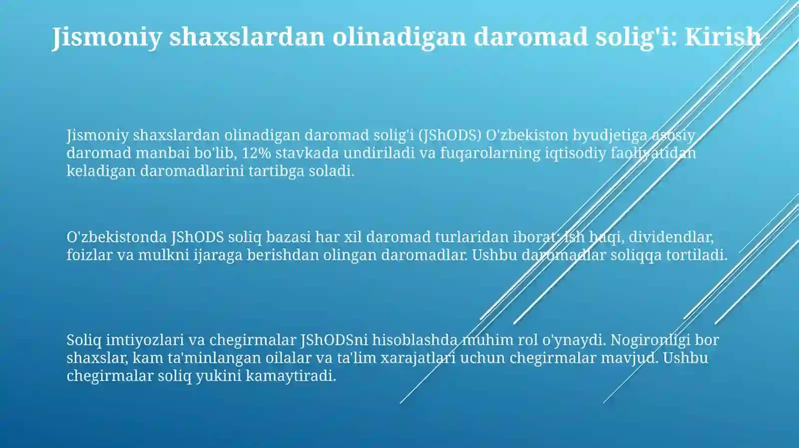 Jismoniy shaxslardan olinadigan daromad solig'i 3