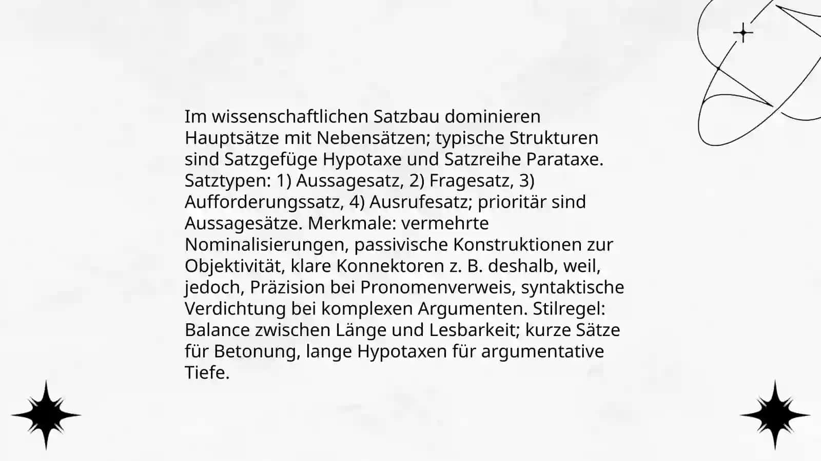 Grammatik wissenschaftlicher Texte 3