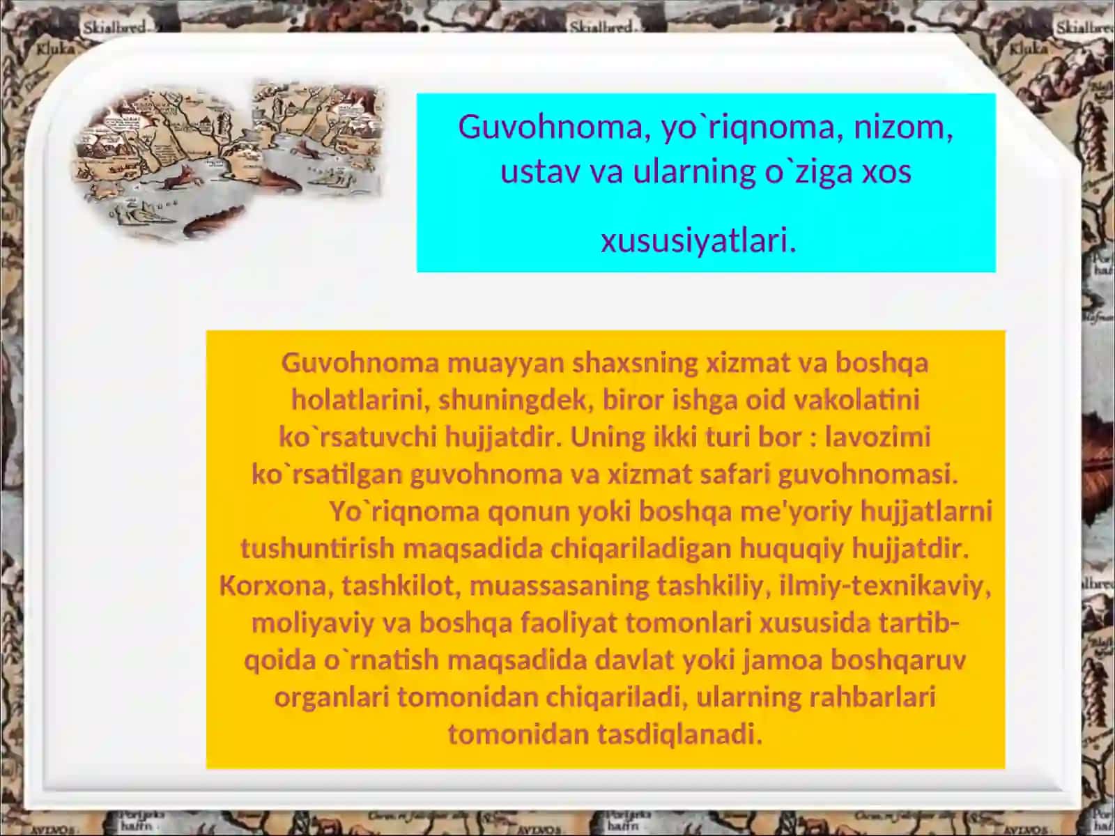 Rahbarlik faoliyatida qo`llanadigan hujjatlar 3