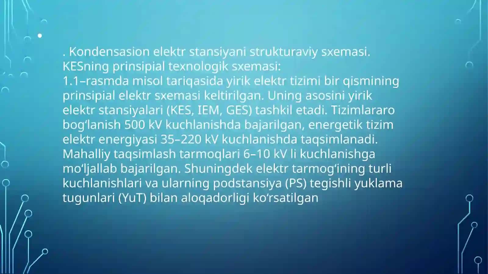 ELEKTR STANSIYALARINING STRUKTURAVIY SXEMALARI 3