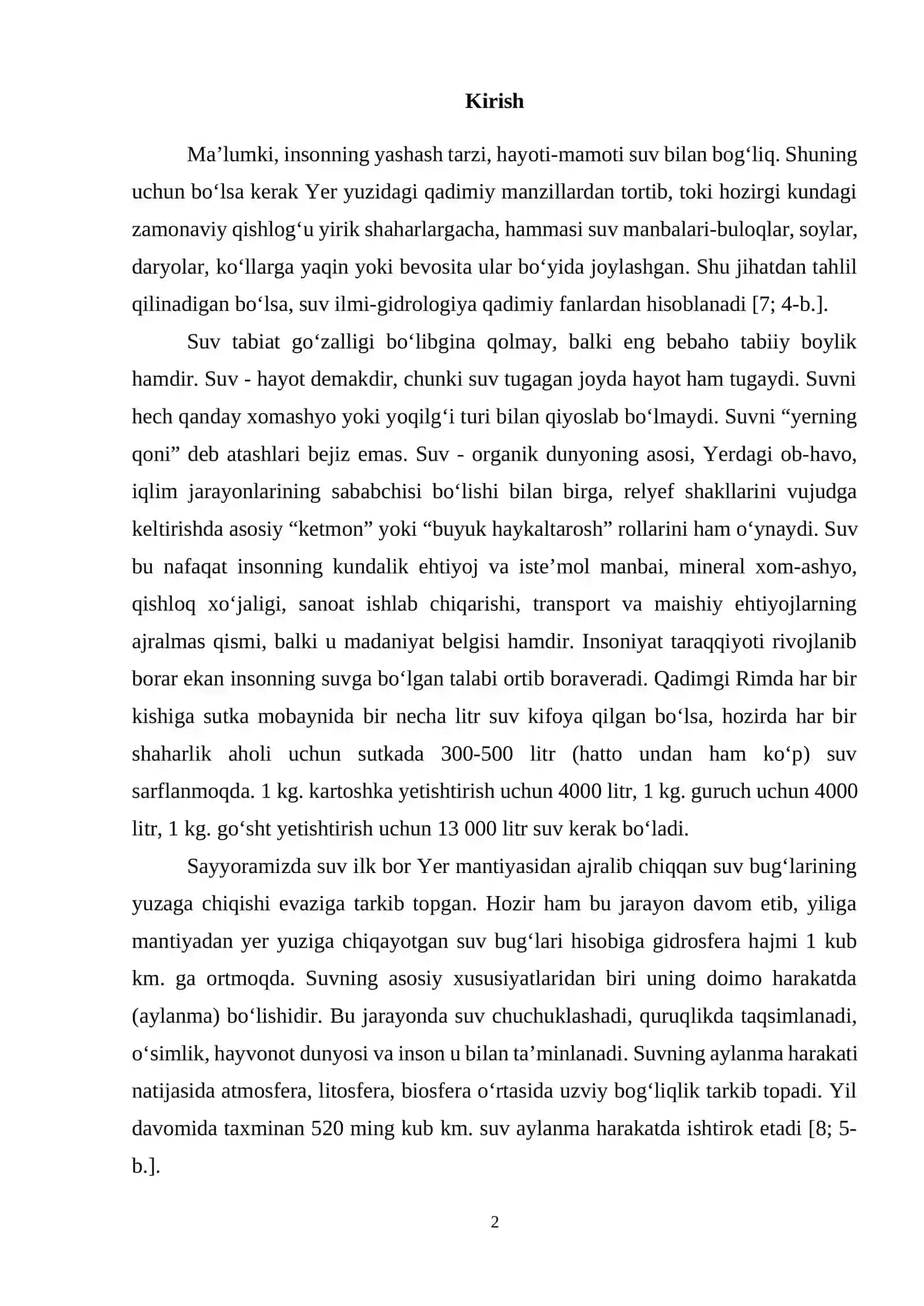 Kurs ishi. mavzu: Koʻllar, ularning turlari va tasniflanishi 3