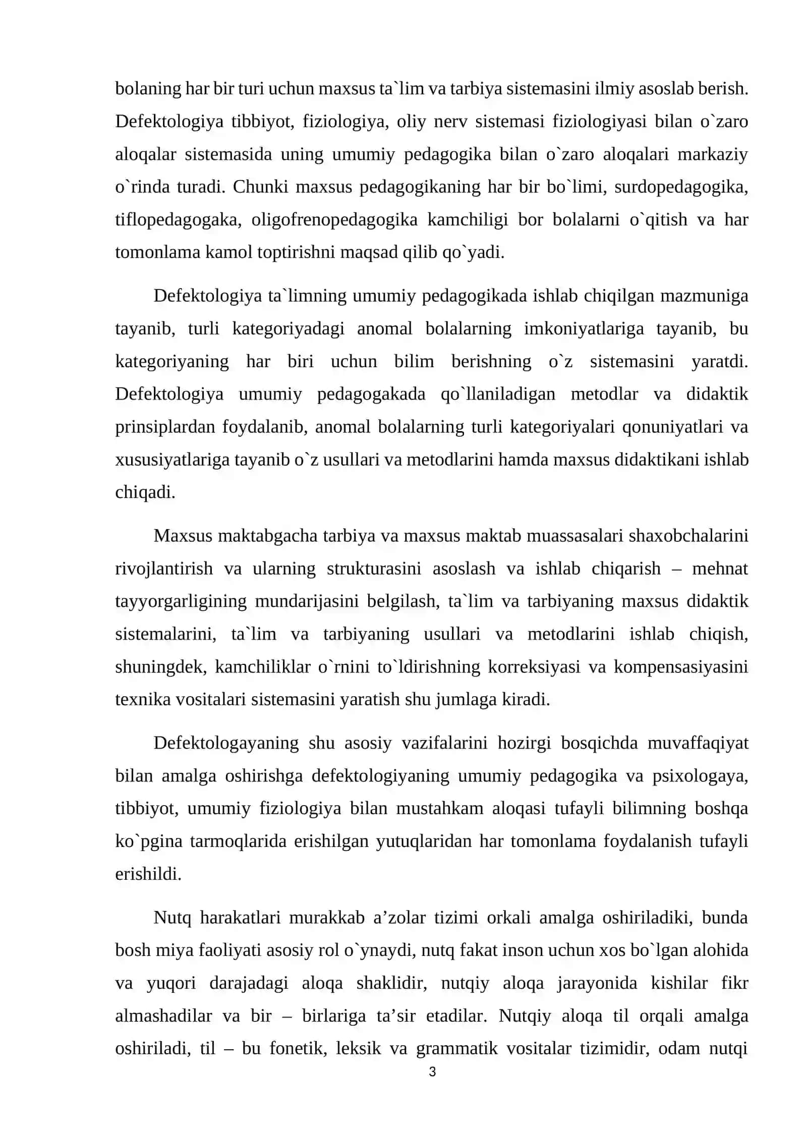 Dizartriya nutq kamchiligiga ega boʻlgan bolalar bilan olib boriladigan logopedik massaj 3