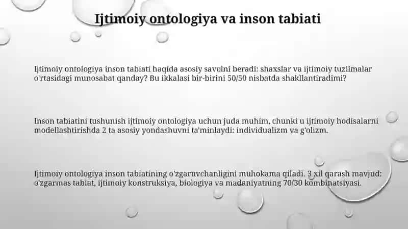 Jamiyat va inson falsafasi 3