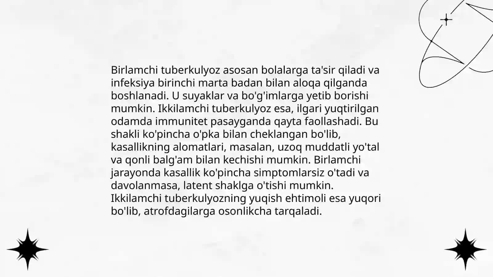 Birlamchi tuperkuloz qiyosiy diagnostika 3