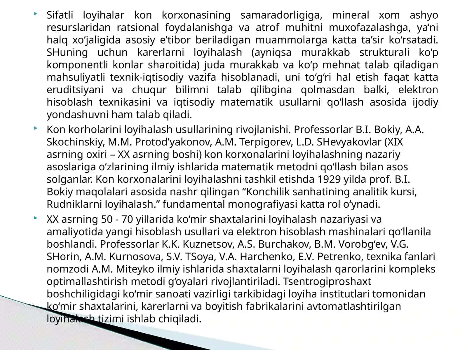 Loyihalashningmeyoriybazasi 3