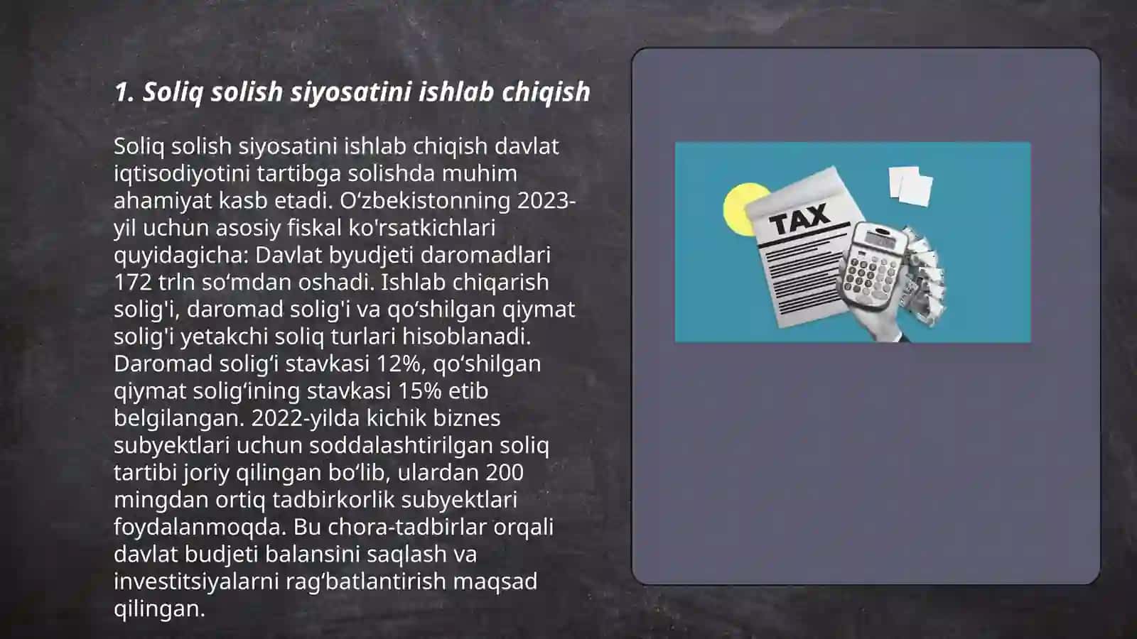 Oʻzbekiston Respublikasi Vazirlar Mahkamasi huzuridagi soliq qoʻmitasining funksiyalari va vazifalari 3
