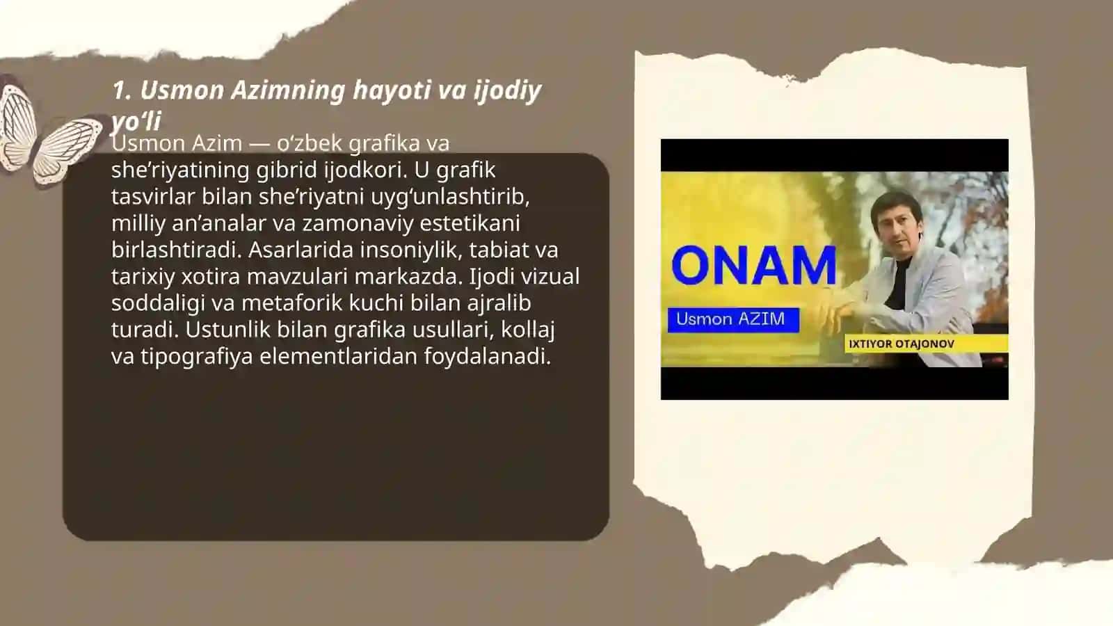 Usmon Azim"Grafika"she'ri 3