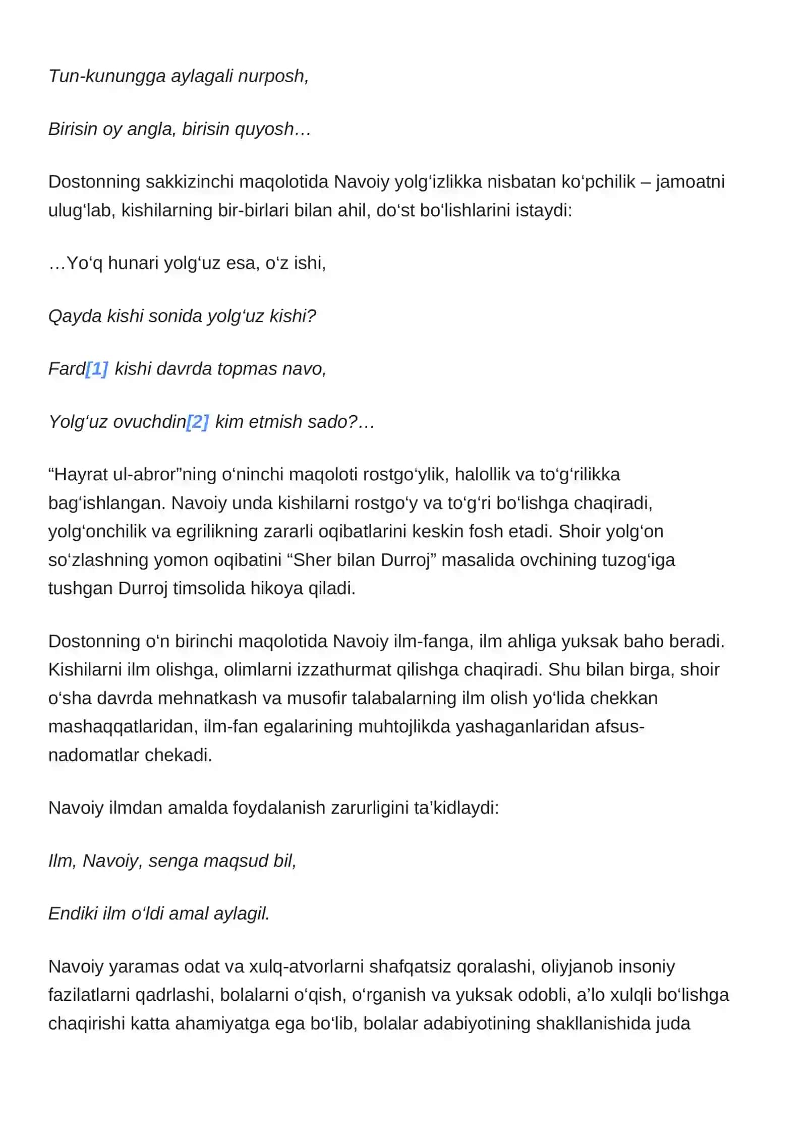 Alisher Navoiy asarlarida ta'lim - tarbiya masalasining yoritilishi 3