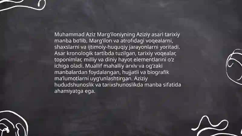 Muhammad Aziz Margʻiloniyning Aziziy asari 3