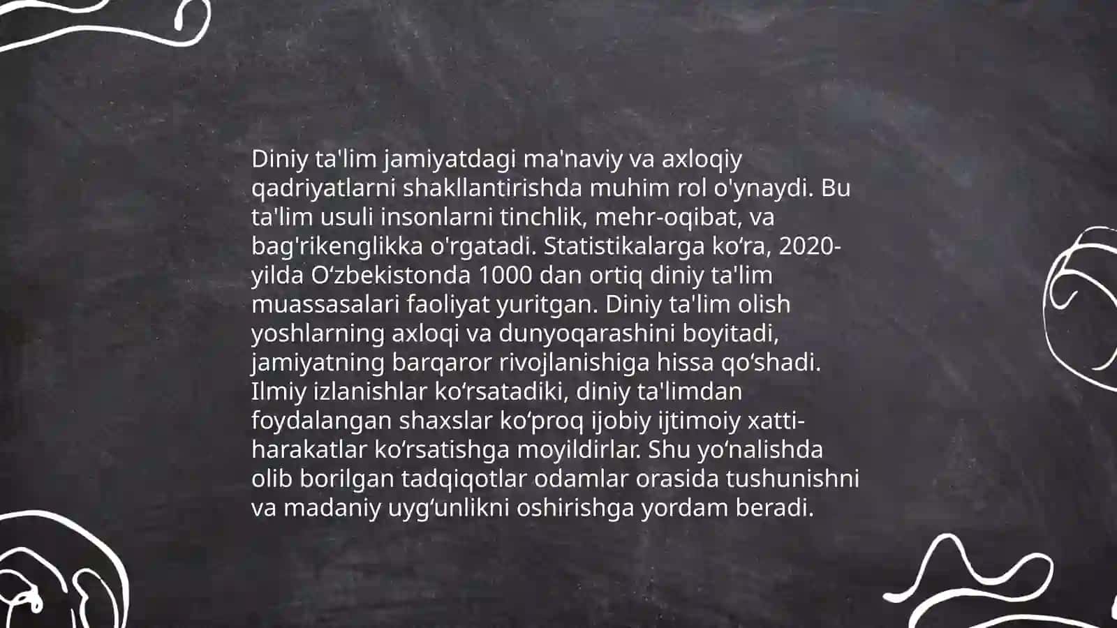 Diniy va dunyoviy bilimlar haqida 3