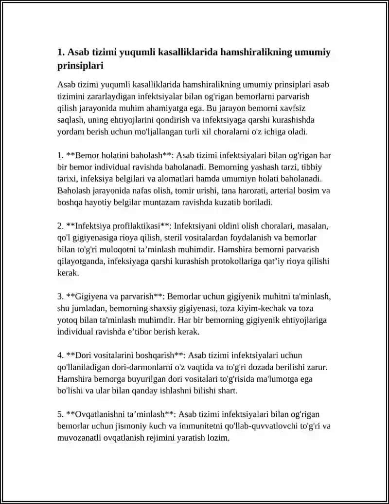 ASAB TIZIMI YUQUMLI KASALIKLARDA HAMSHIRALIK ISHI 3
