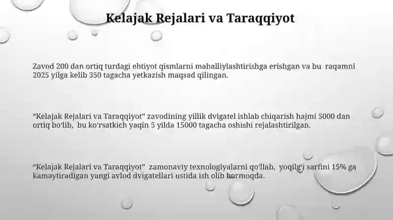 Oʻzbekistonda Ishlab Chiqarilgan Ichki Yonish Dvigatellari 3