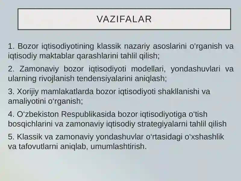 Klassik va hozirgi zamon bozor iqtisodiyoti umumiy tomonlari va farqlari 3