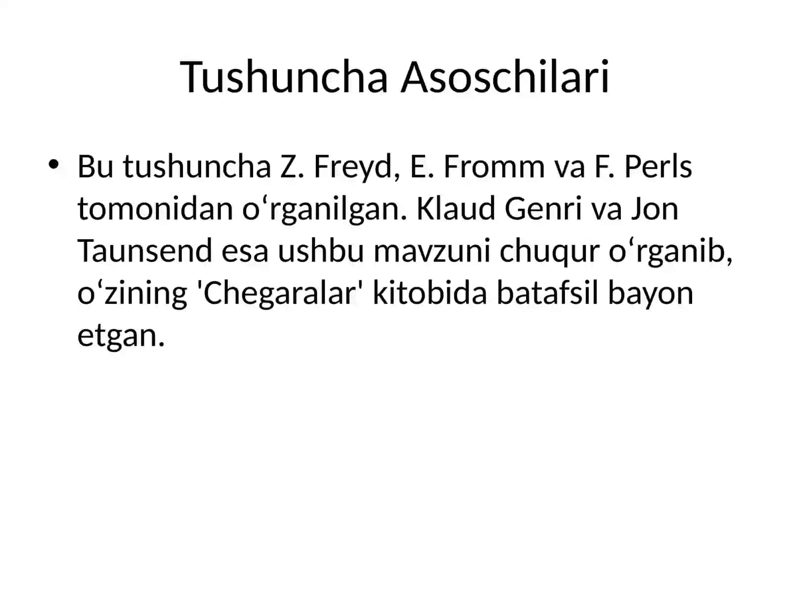 Psixologik Chegaralar 3