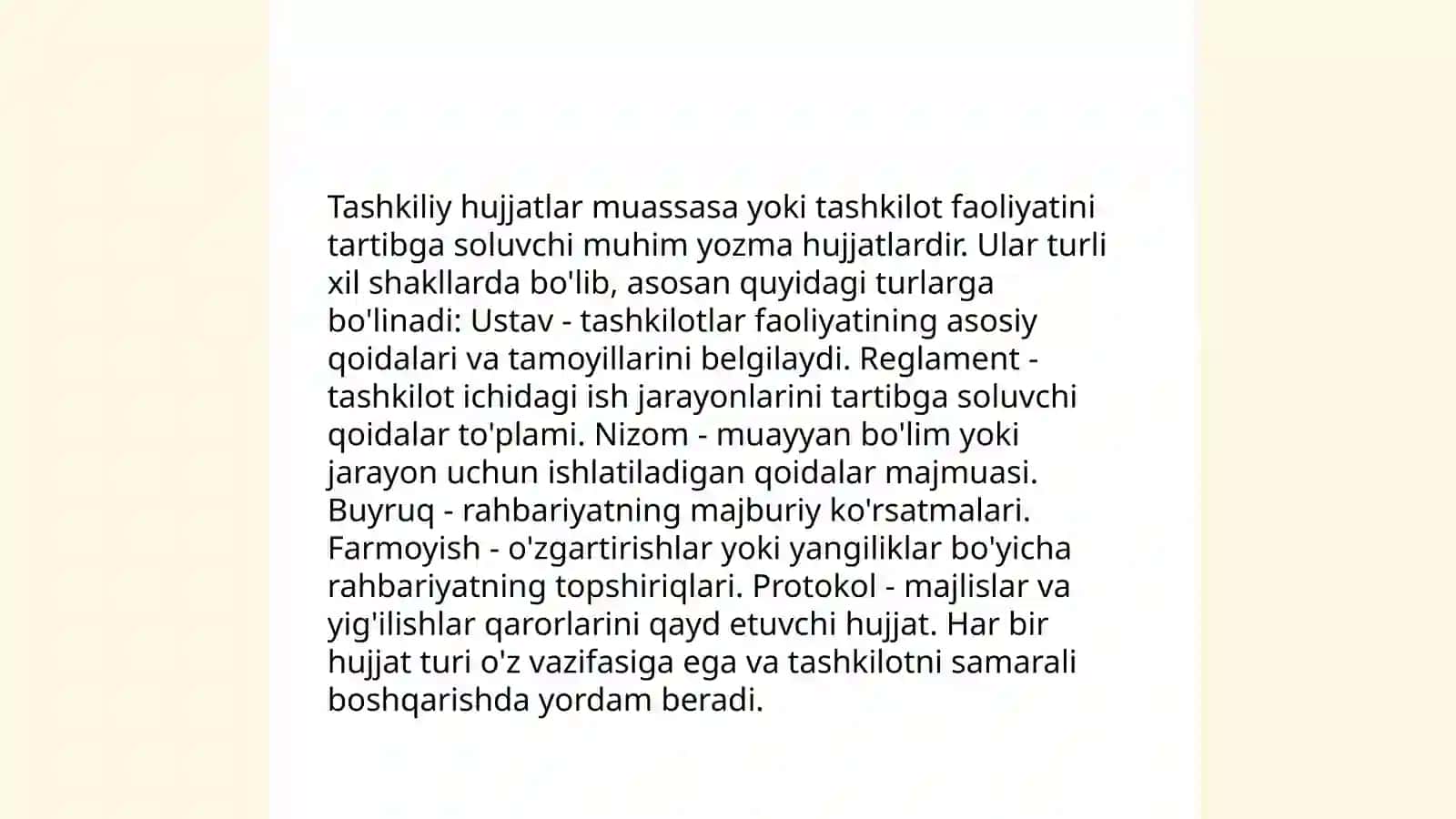 Tashkiliy hujjatlar va ularni rasmiylashtirish 3