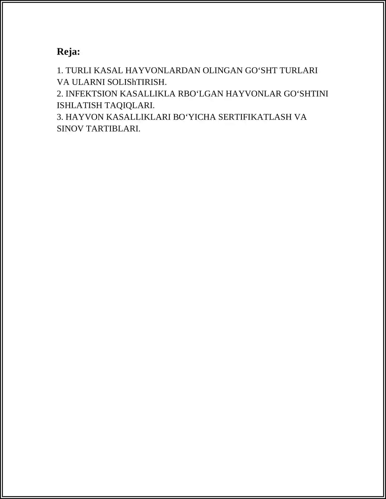 TURLI KASAL HAYVONLARDAN OLINGAN GO‘SHTLARNI ISHLATISH QOIDALARI 3