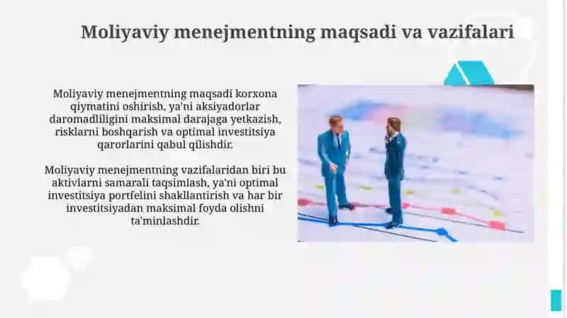 Korxonalarda moliyaviy qarorlar qabul qilish asoslari 3