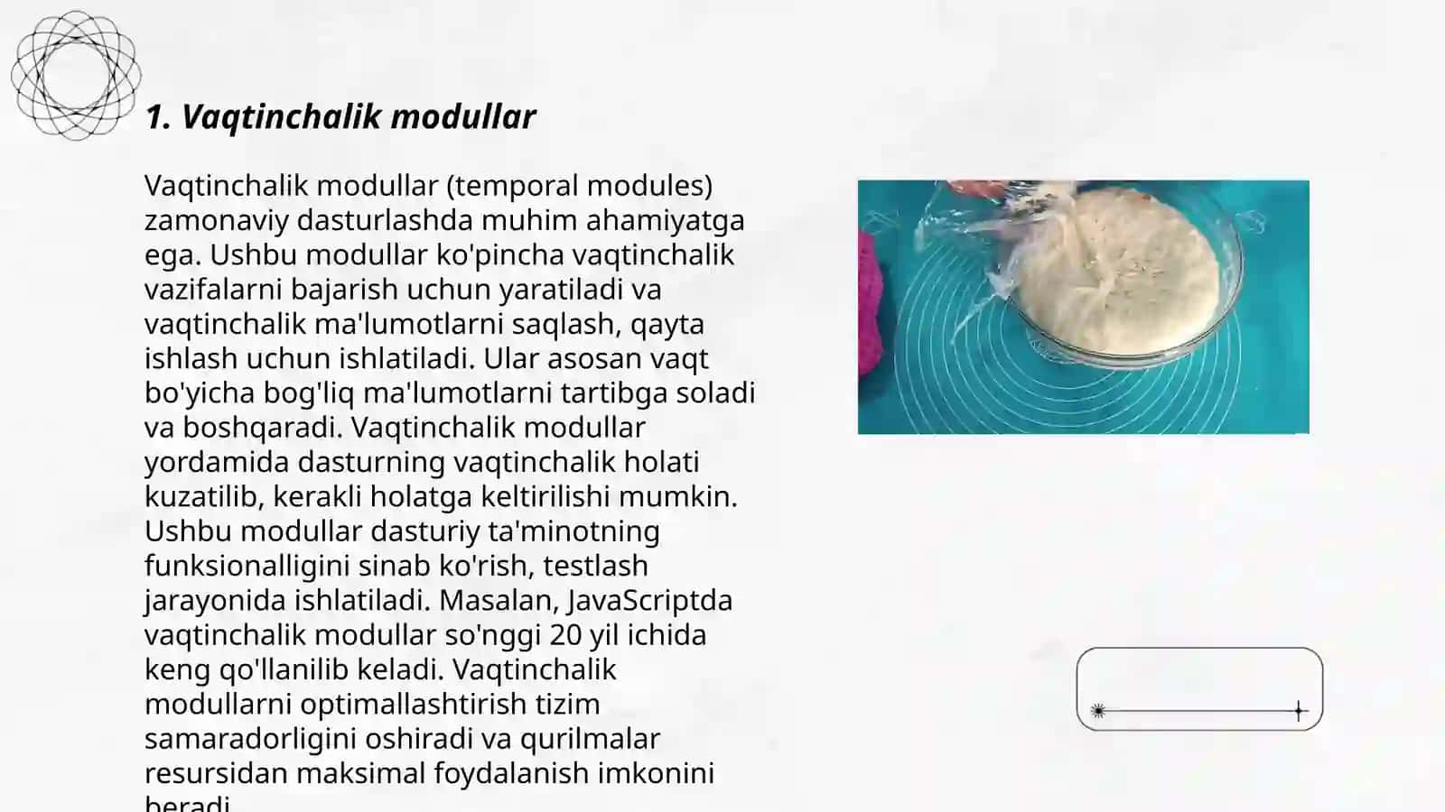 Vaqtinchalik modullar 3