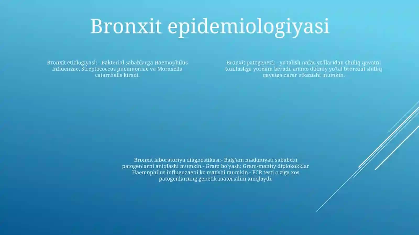 Bronhit Kasalligining QoʻZgʻAtuvchilari Potogenez Va Labaratoriya Tashhisi 3