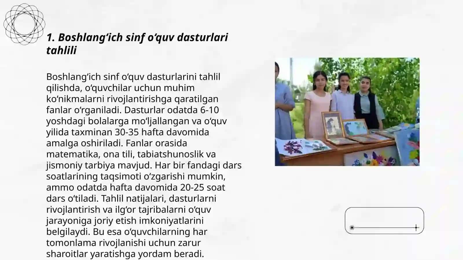 Boshlang‘ich sinf o‘quv dasturlari tahlili 3