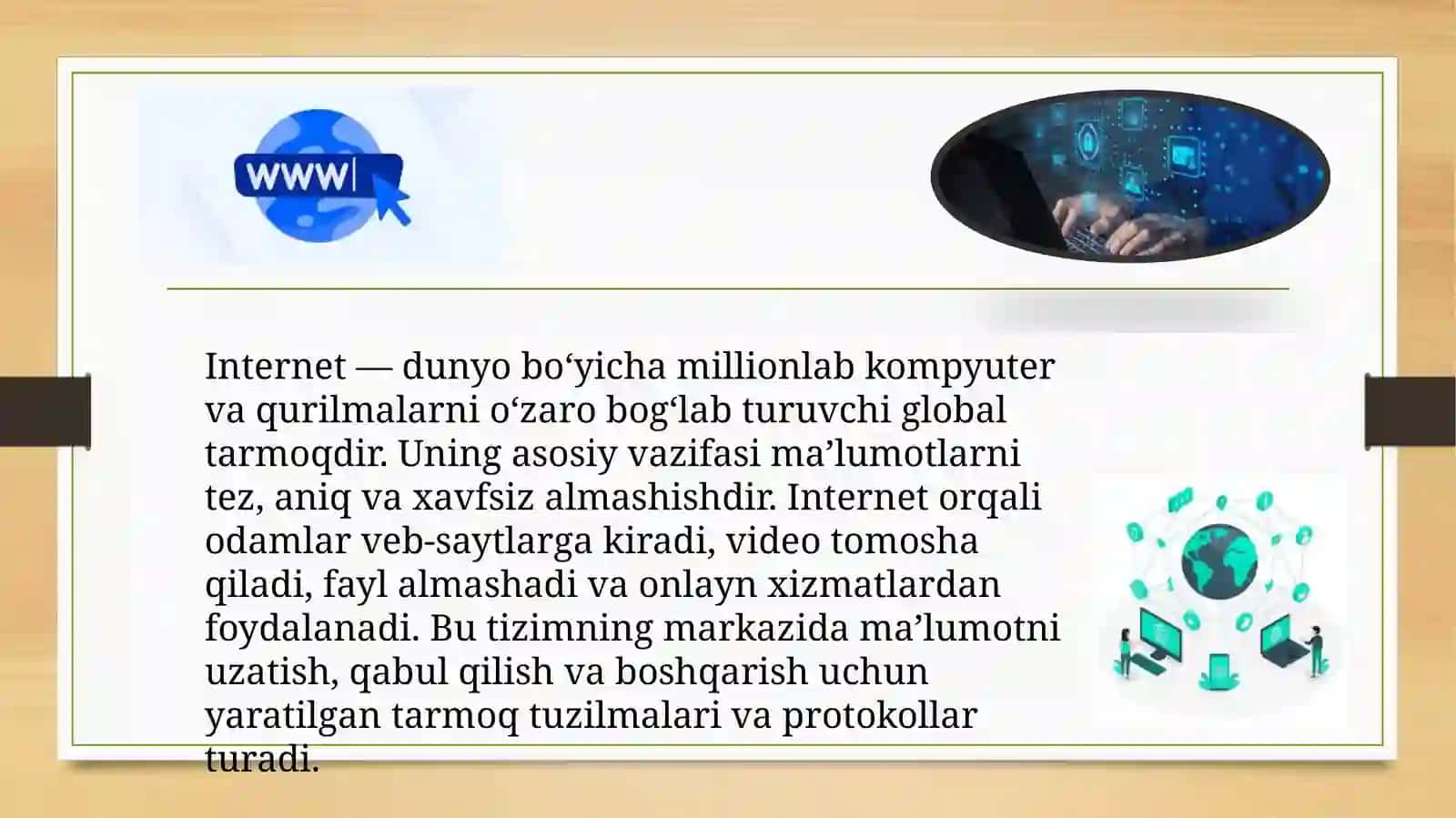 Internettarmoqlari va protokollar 3