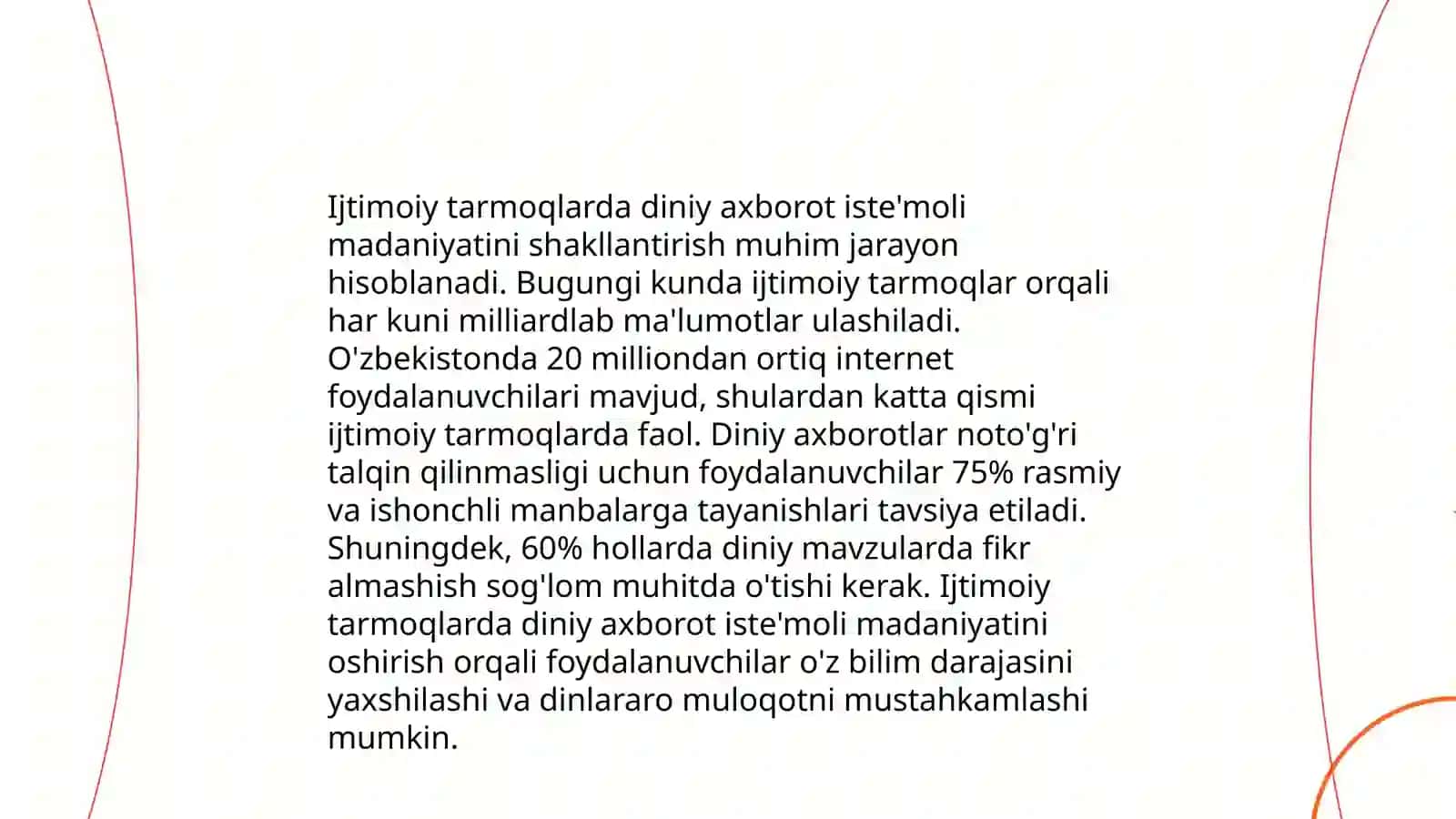 Ijtimoiy tarmoqlarda diniy axborot isteʼmoli madaniyatini tarbiyalashning zarurati 3