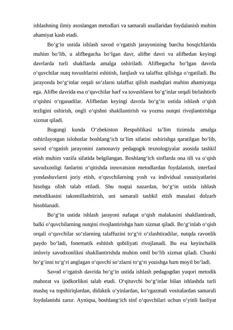 Savod O‘rgatish Davrida Bo‘g‘in Ustida Ishlash 3