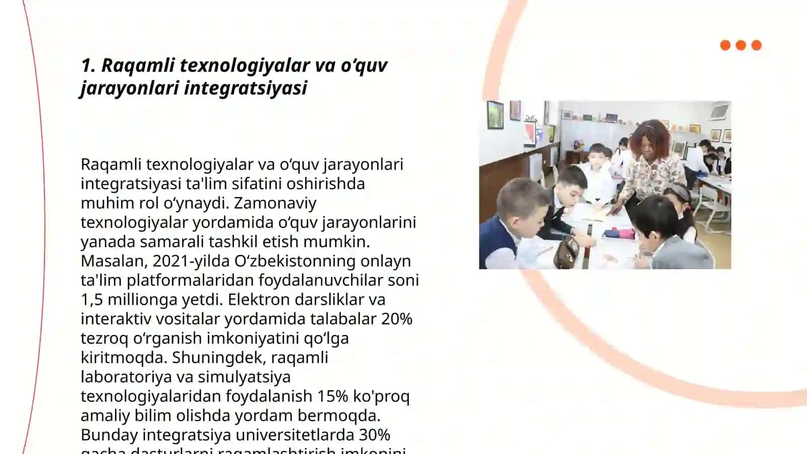 Raqamli texnologiyalar va o‘quv jarayonlari integratsiyasi 3