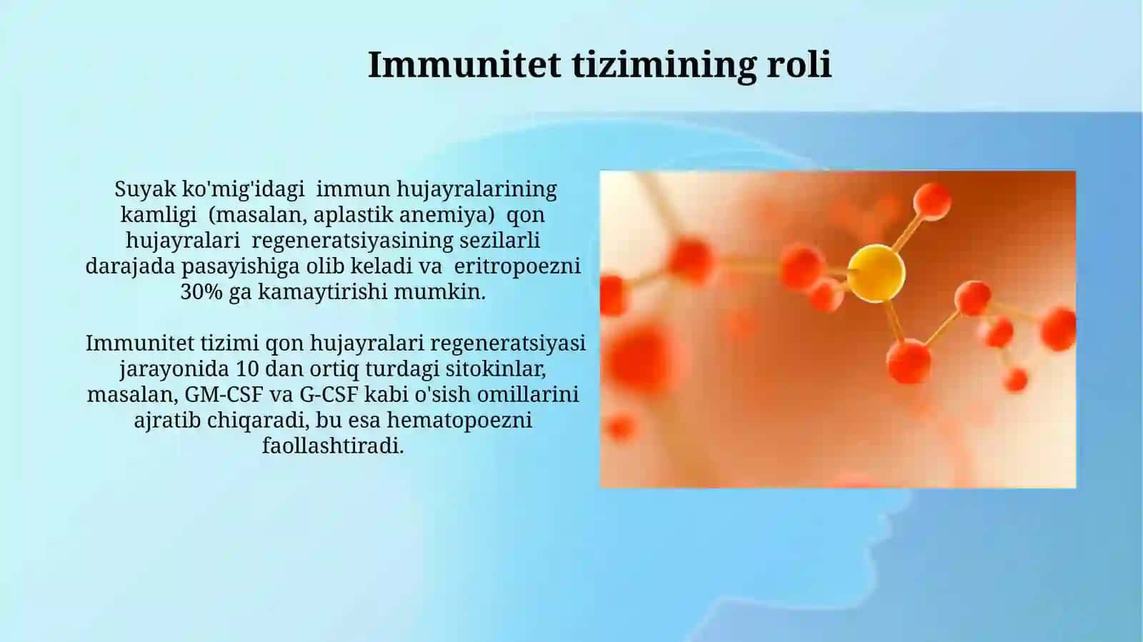 Qon hujayralarining fiziologik va reperativ regeneratsiyasi mexanizmlari 3