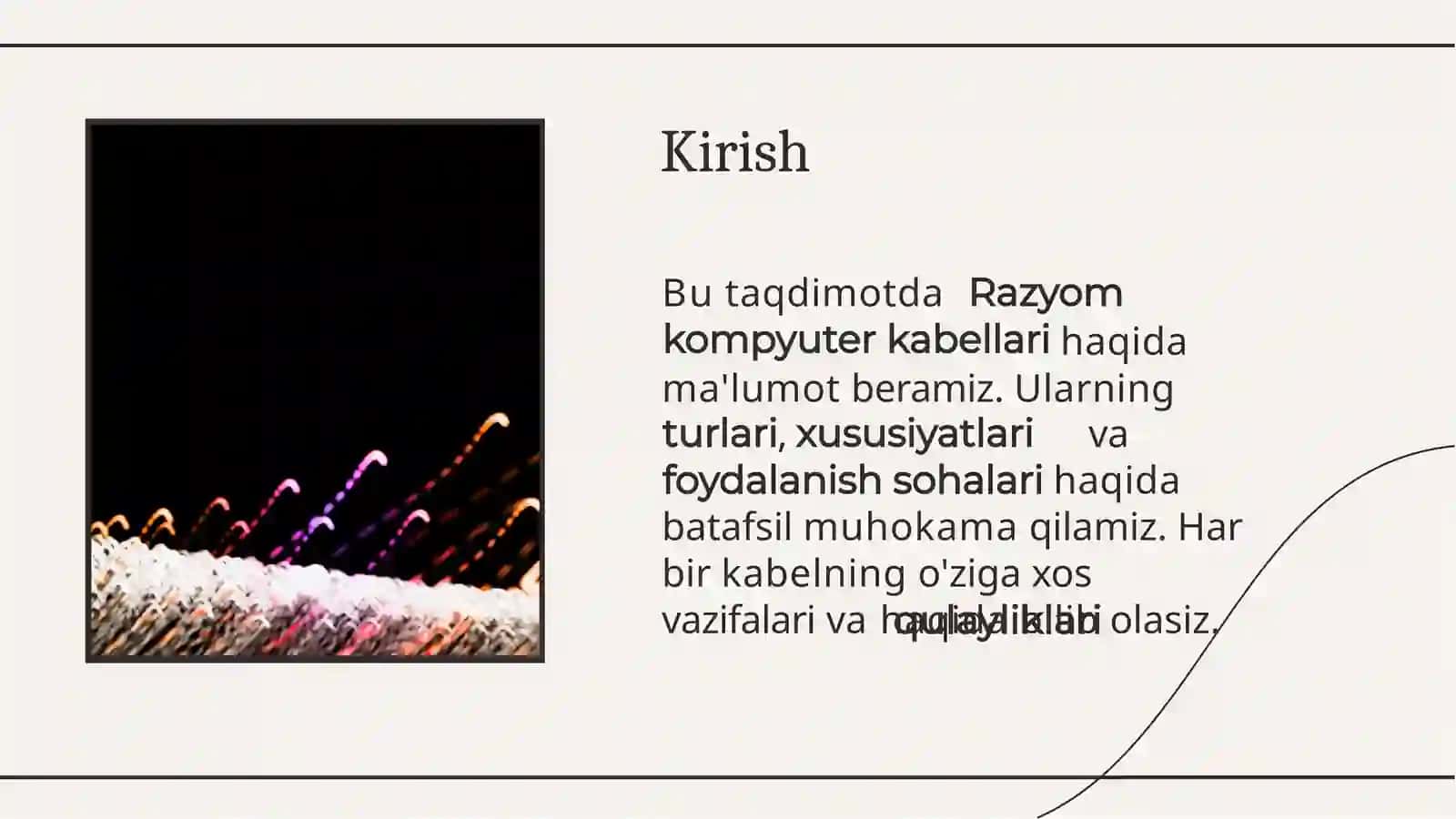 Razyom kompyuter kabellari 3