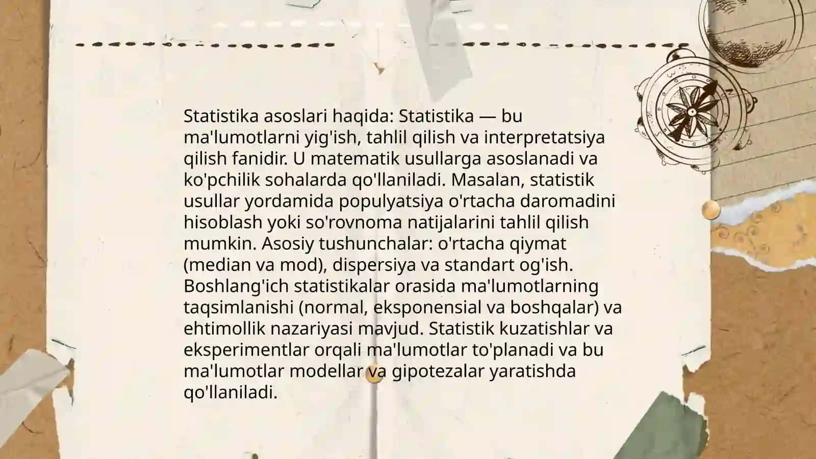 Statistika statistik dasturlar paketi 3