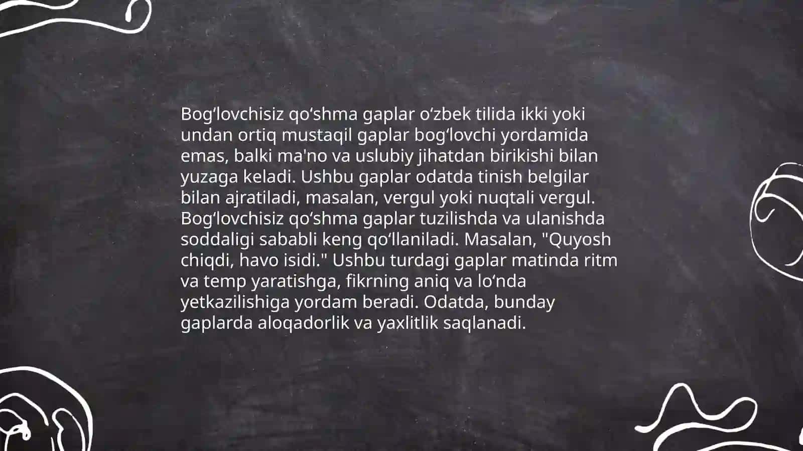 Bogʻlovchisiz qoʻshma gaplarning oʻrganilishi va tadqiqi 3