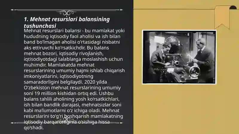 Mehnat resurslari balansini ishlab chiqish metodikasi 3