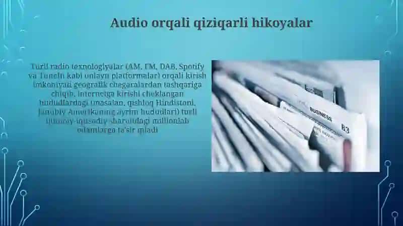 Radio tezkor xabar berish va axborot tarqatish vosetasi 3