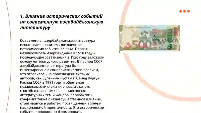 Современная Азербайджанская литература 3