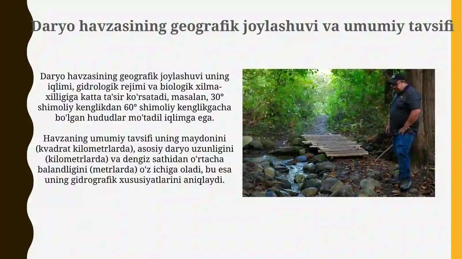 Daryo havzasi tabiiy sharoit va iqtisodiy tavsifi 3