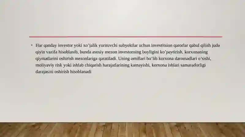 Investitsiya loyihalarining moliyaviy va iqtisodiy samaradorligini baholash 3
