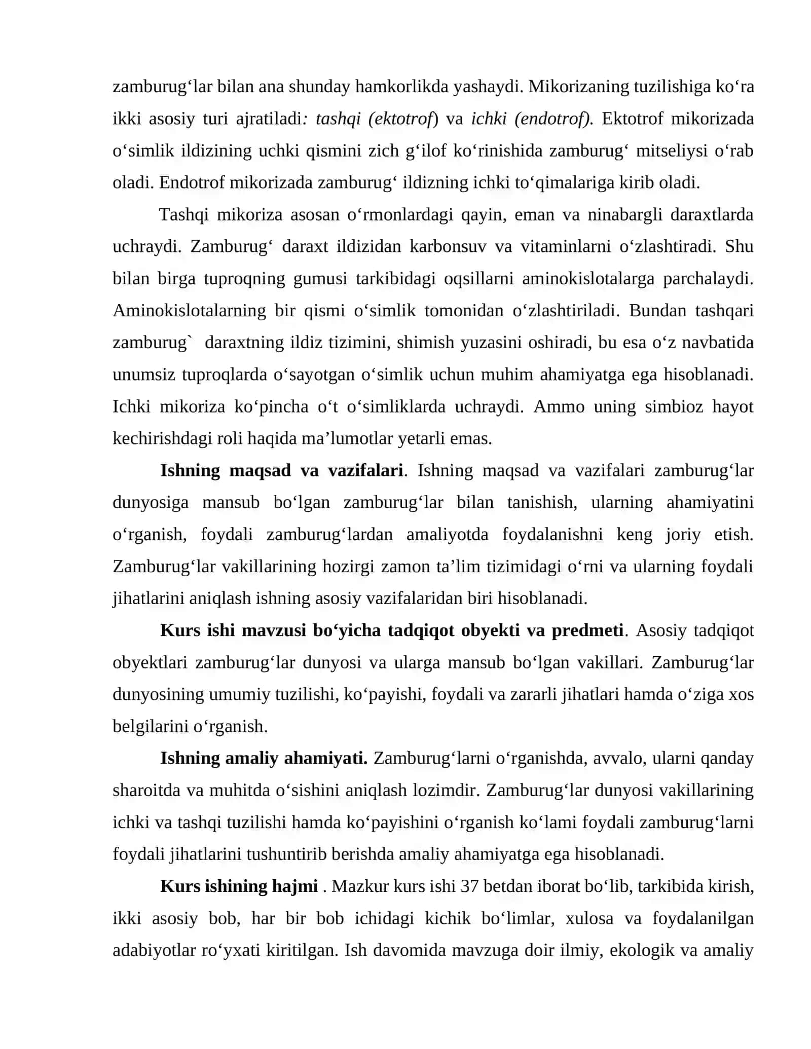 Zamburugʻlar ekologiyasi, tabiatdagi va odamlar hayotidagi ahamiyati 3