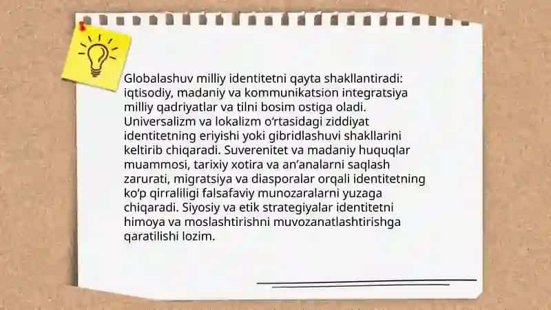 Globalashuvning falsafaviy muammolari 3