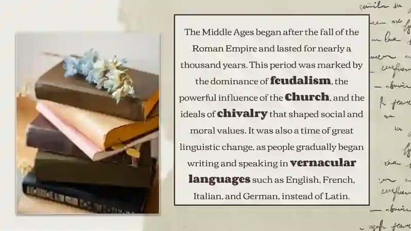 Literature in the Middle Ages 3
