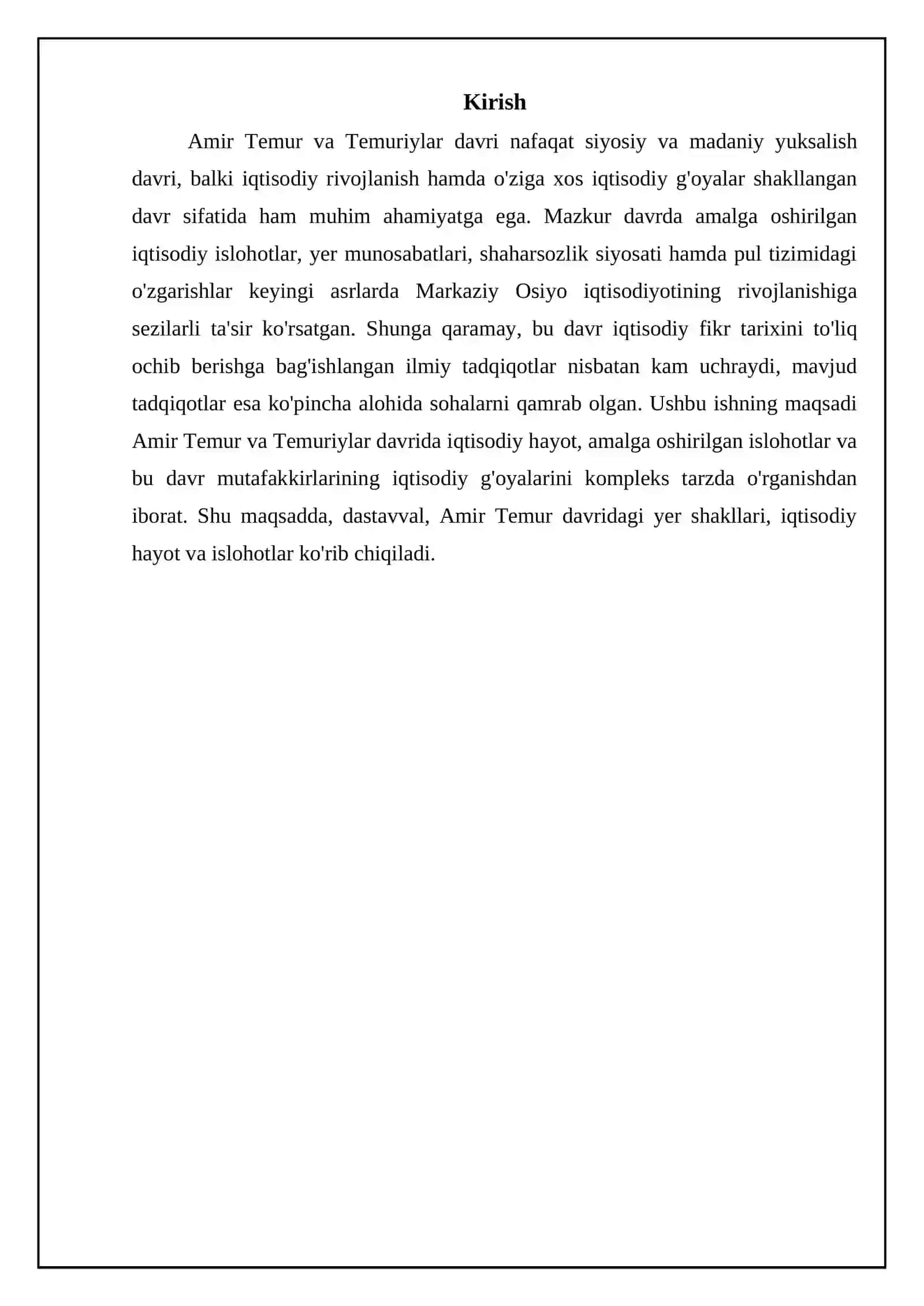 Amir Temur davridagi iqtisodiy islohotlar 3