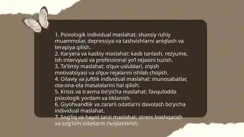 Maslahat turlari, qoidalari, maslahat berish kònikmalari, asosiy prinsip va qoidalari 3