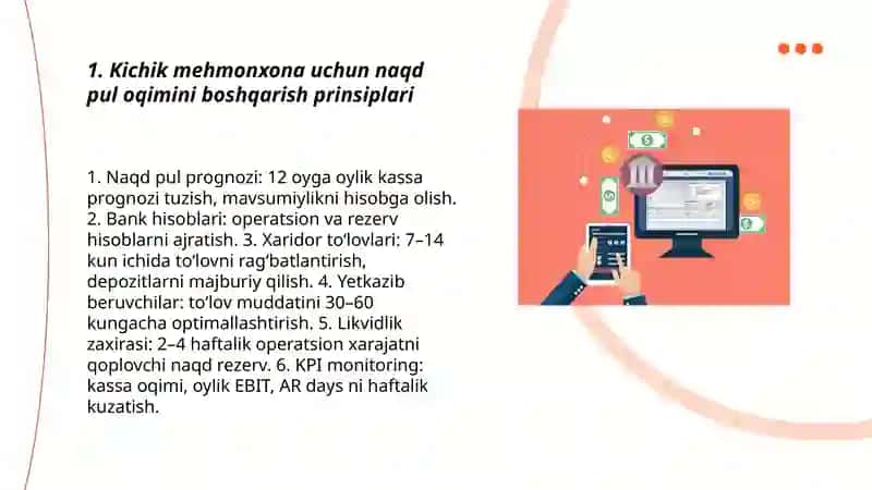 Cash-flow boshqaruvi: kichik mehmonxona loyihasida amaliy yechimlar 3