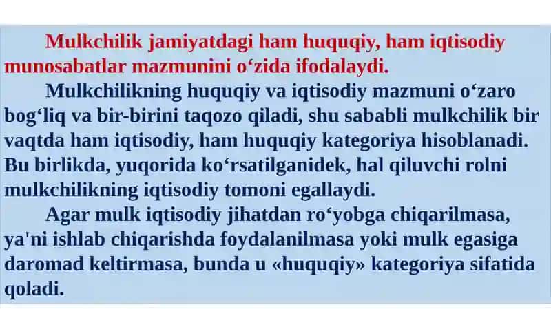 Davlat mulkini xususiylashtirish va boshqarish 3