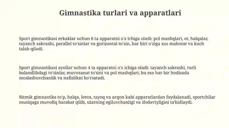 Gimnastikaga oid atamalar 3